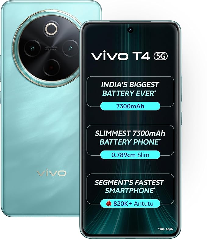 India’s Best Battery Champion Phones (2025): Real-World Tested & Ranked VIVO T4 5G Battery Champion Phones
