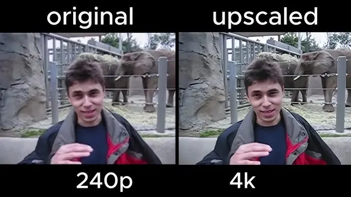 YouTube AI upscale feature